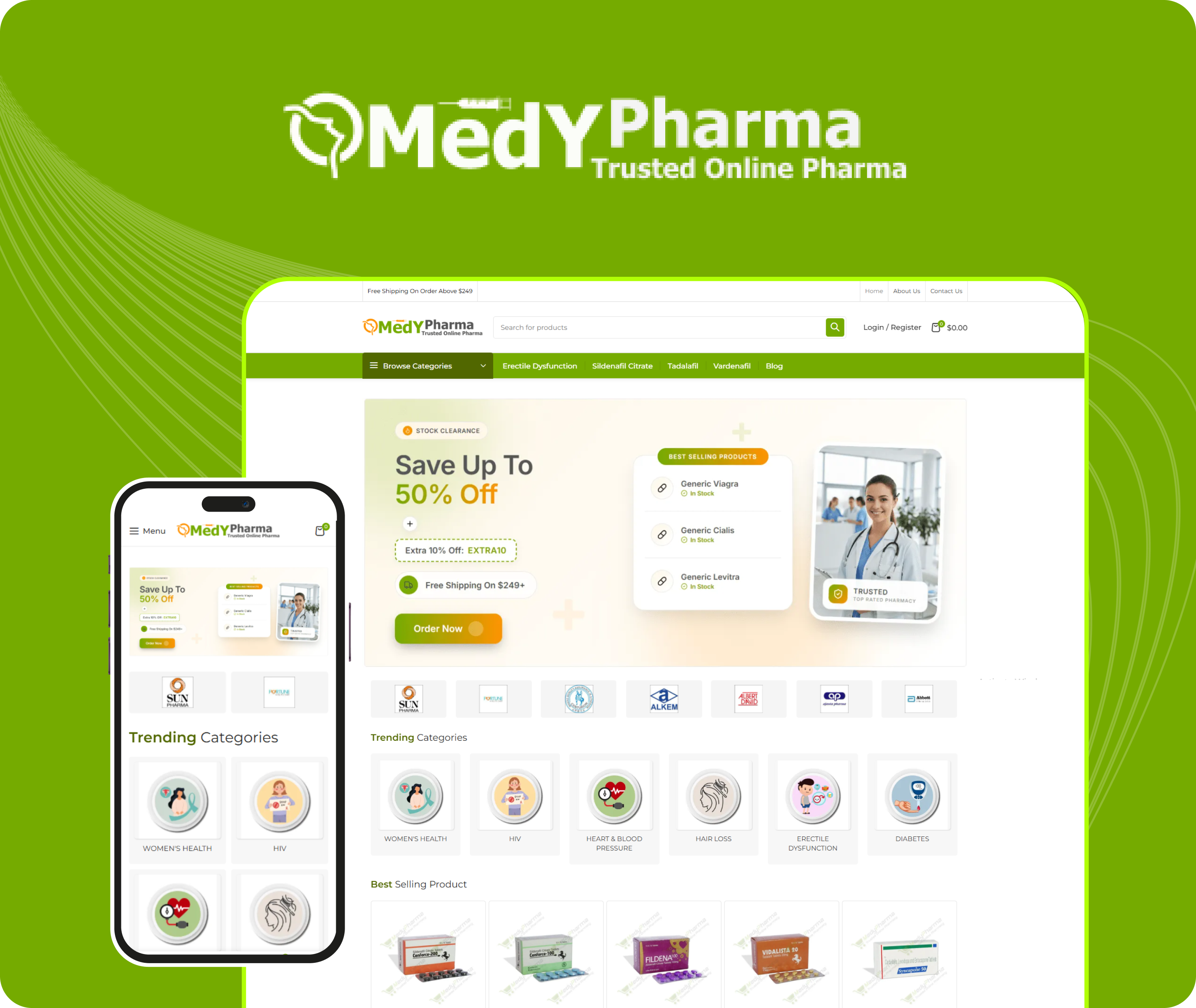MedyPharma Trusted Online Pharma Project